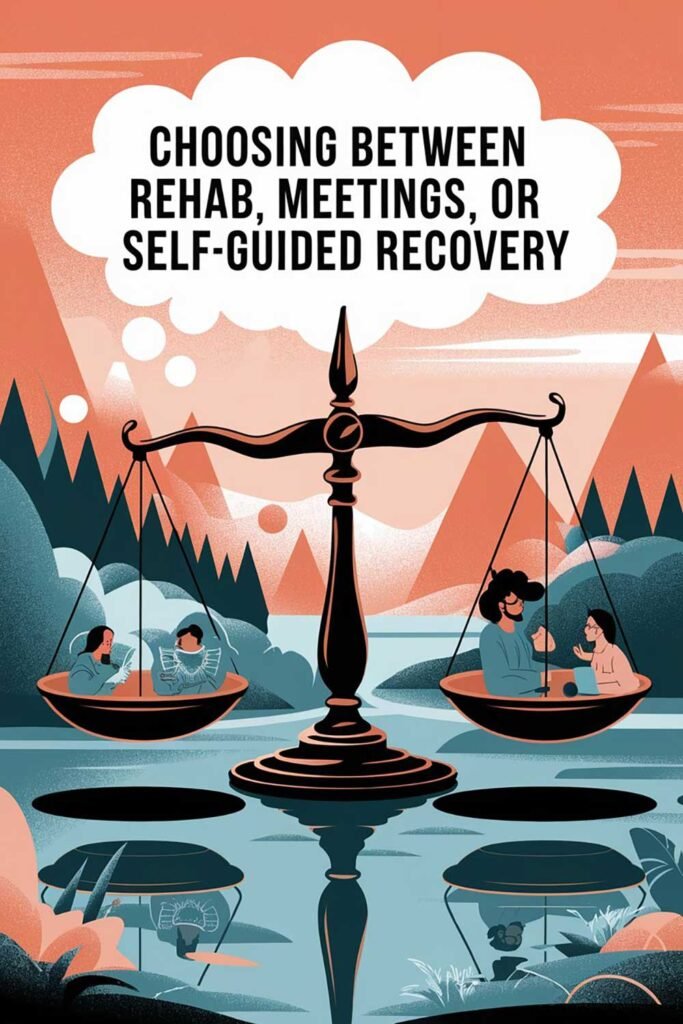 Choosing Between Rehab, Meetings, or Self-Guided Recovery