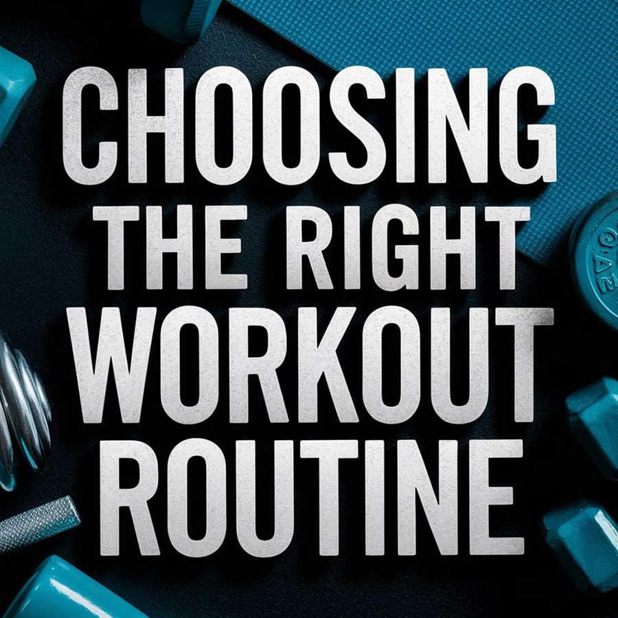 Choosing the right workout routine