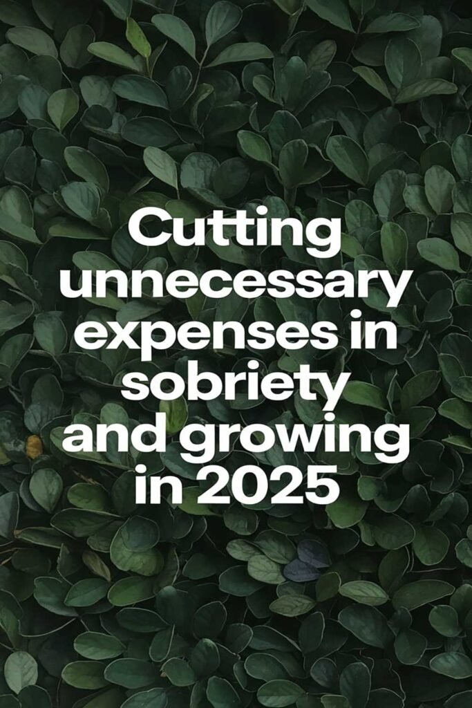 Cutting unnecessary expenses