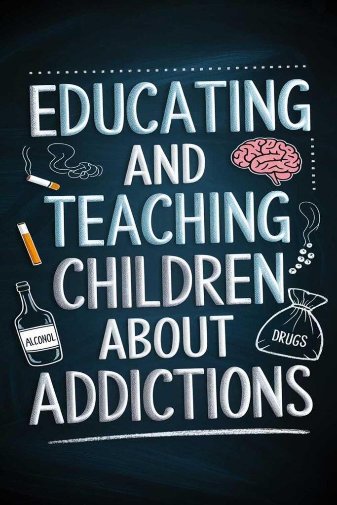 Educating and teaching children about addictions