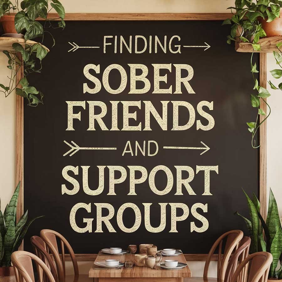 Finding sober friends and support groups
