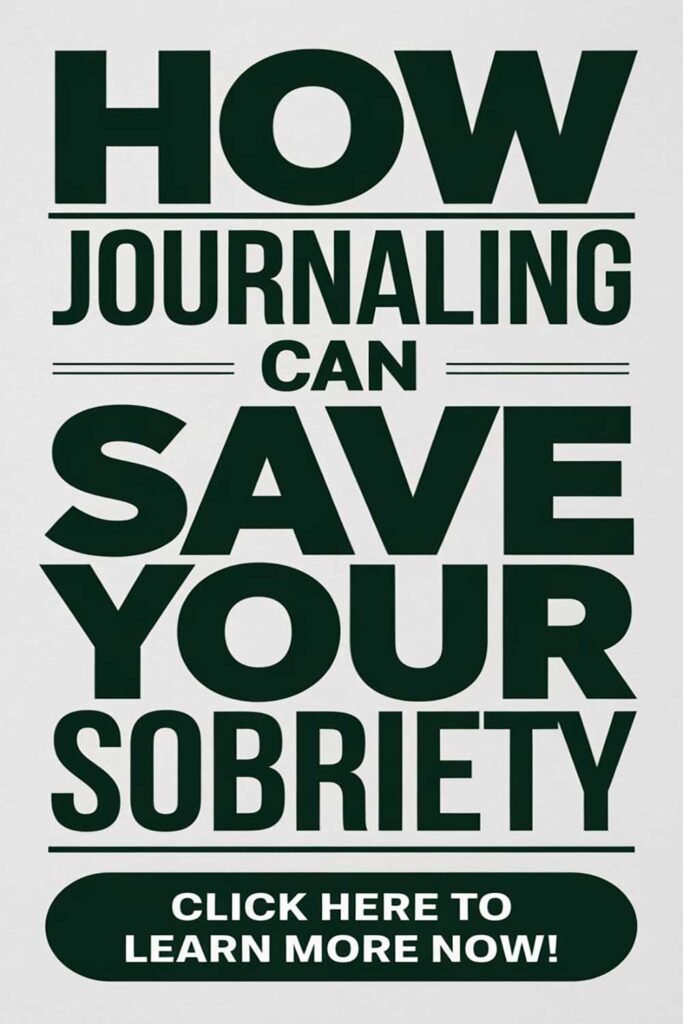 How Journaling Can Save Your Sobriety