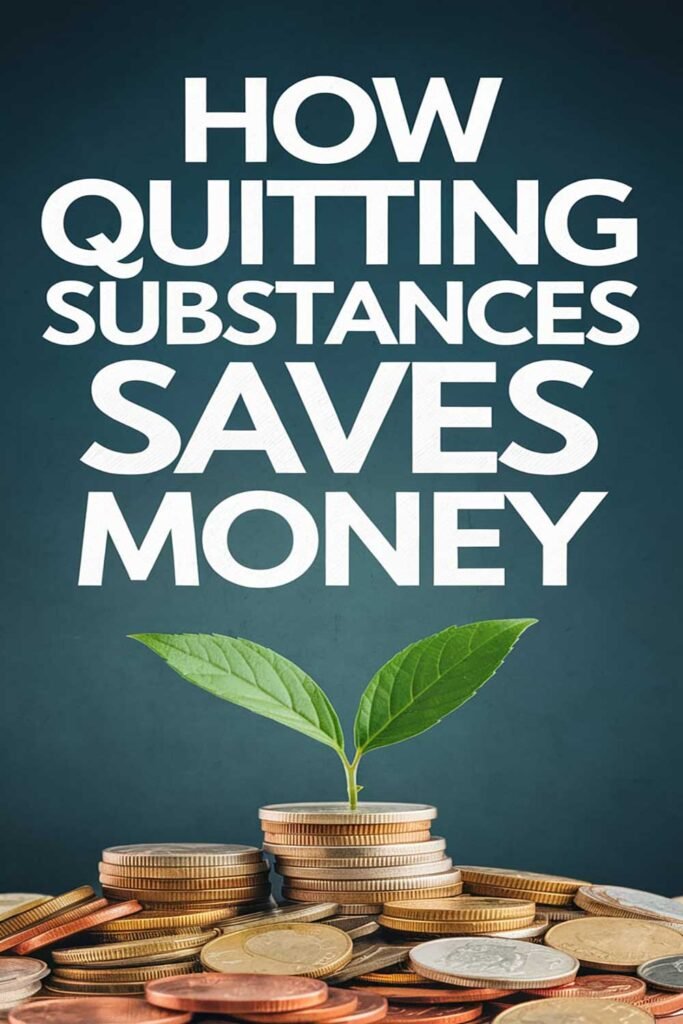How quitting substances saves money