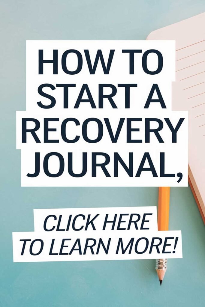 How to start a recovery journal