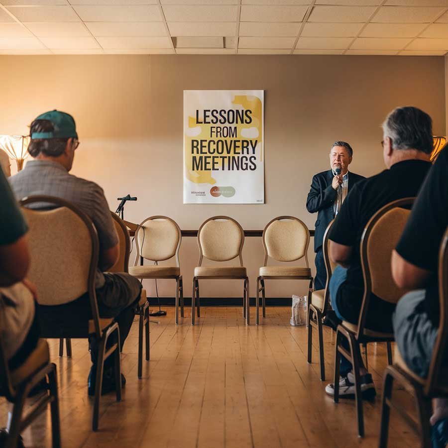 Lessons from recovery meetings