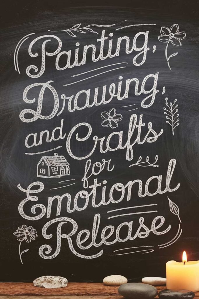 Painting, drawing, and crafts for emotional release