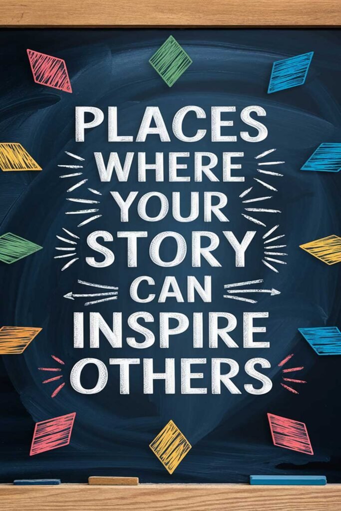 Places where your story can inspire others