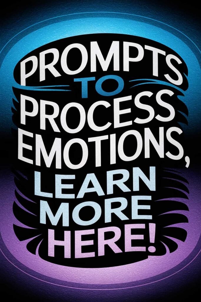 Prompts to process emotions