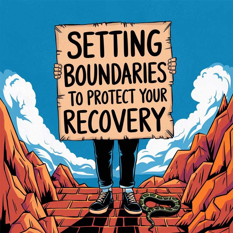 Setting boundaries to protect your recovery