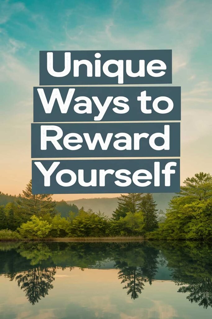 Unique ways to reward yourself