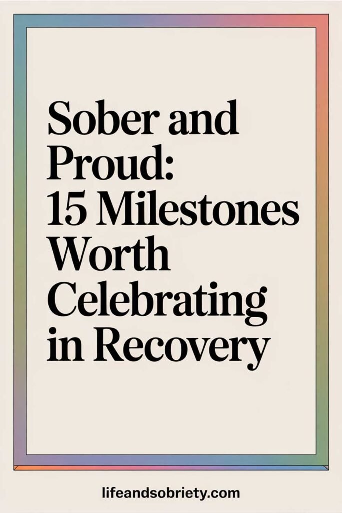 Sober and Proud: 15 Milestones Worth Celebrating in Recovery