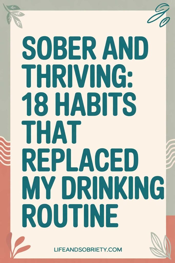 Sober and Thriving: 18 Habits That Replaced My Drinking Routine