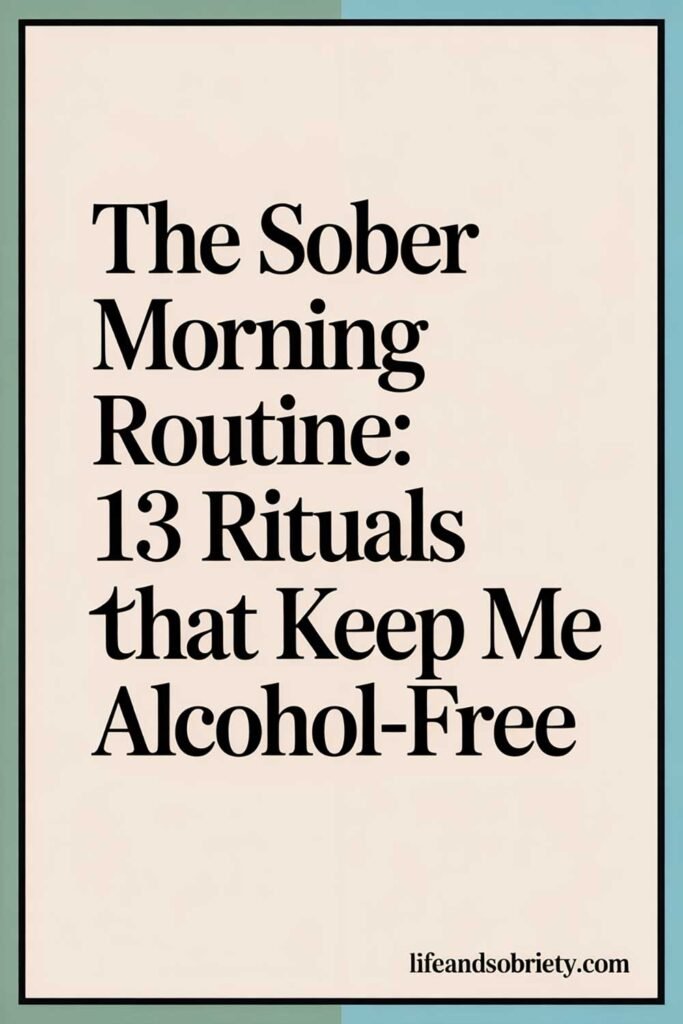 The Sober Morning Routine: 13 Rituals That Keep Me Alcohol-Free