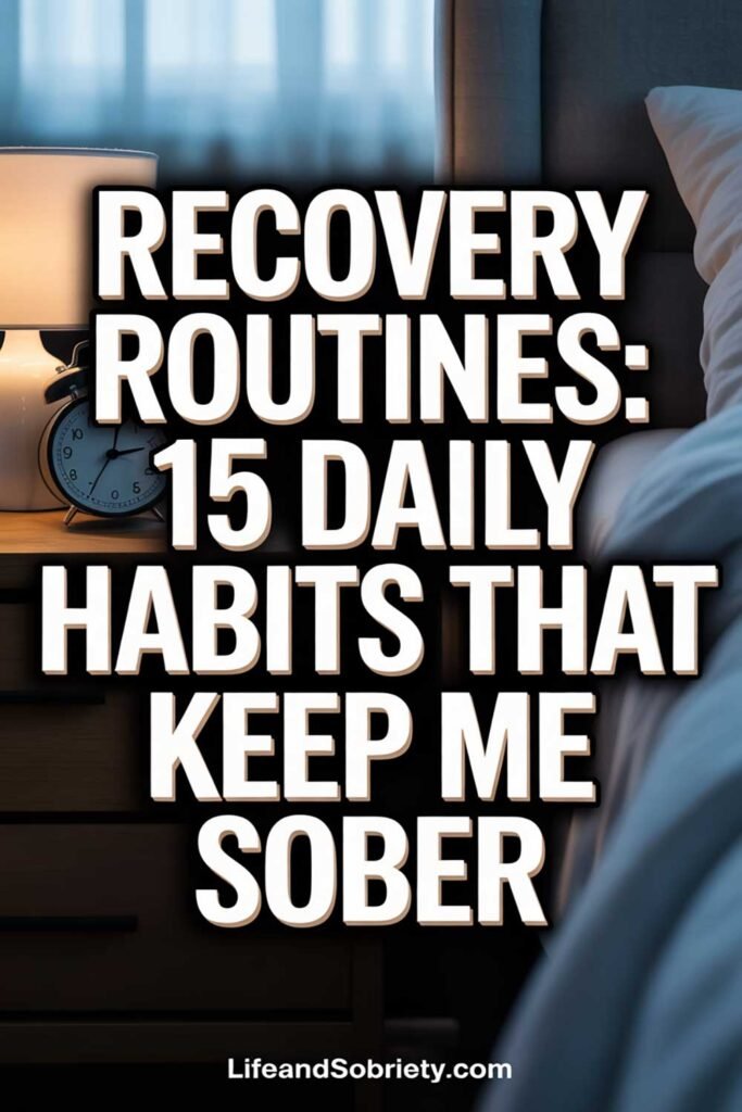 Recovery Routines 15 Daily Habits That Keep Me Sober