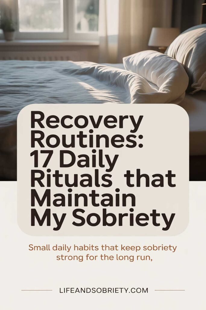 Recovery Routines 17 Daily Rituals That Maintain My Sobriety