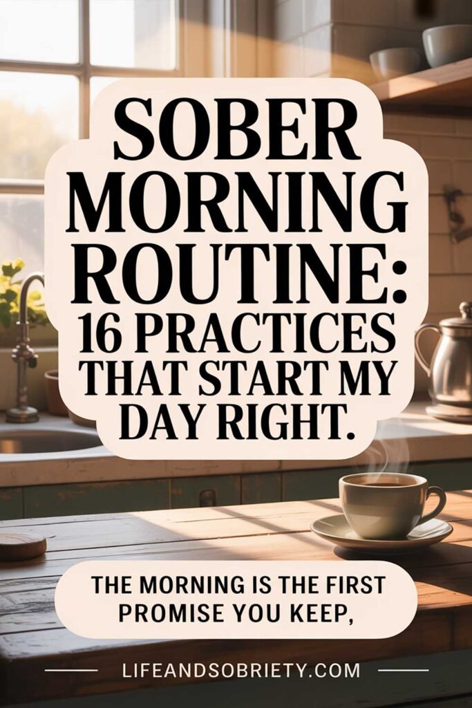 Sober Morning Routine 16 Practices That Start My Day Right