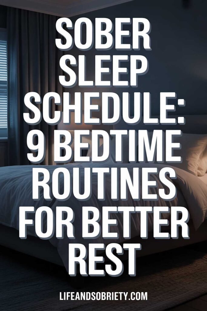 Sober Sleep Schedule 9 Bedtime Routines for Better Rest