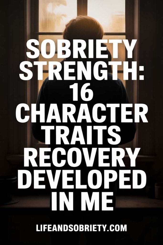 Sobriety Strength 16 Character Traits Recovery Developed in Me