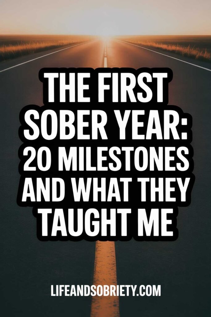 The First Sober Year 20 Milestones and What They Taught Me