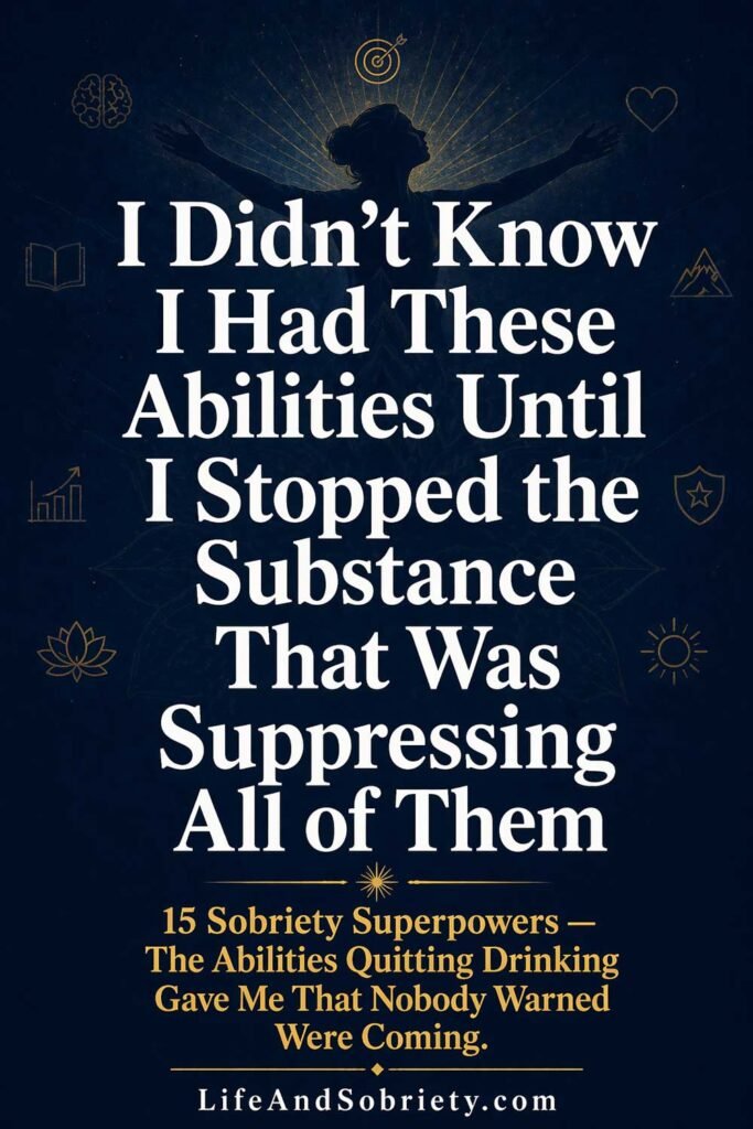 I Didn’t Know I Had These Abilities Until I Stopped the Substance That Was Suppressing All of Them