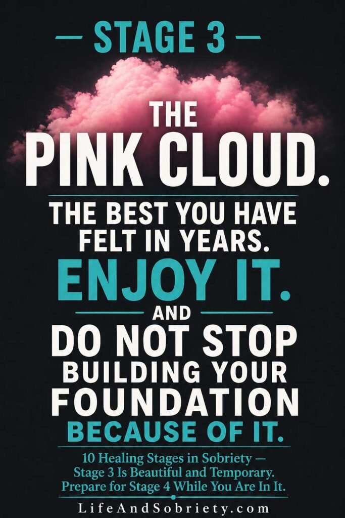 Stage 3 — The Pink Cloud. The Best You Have Felt in Years
