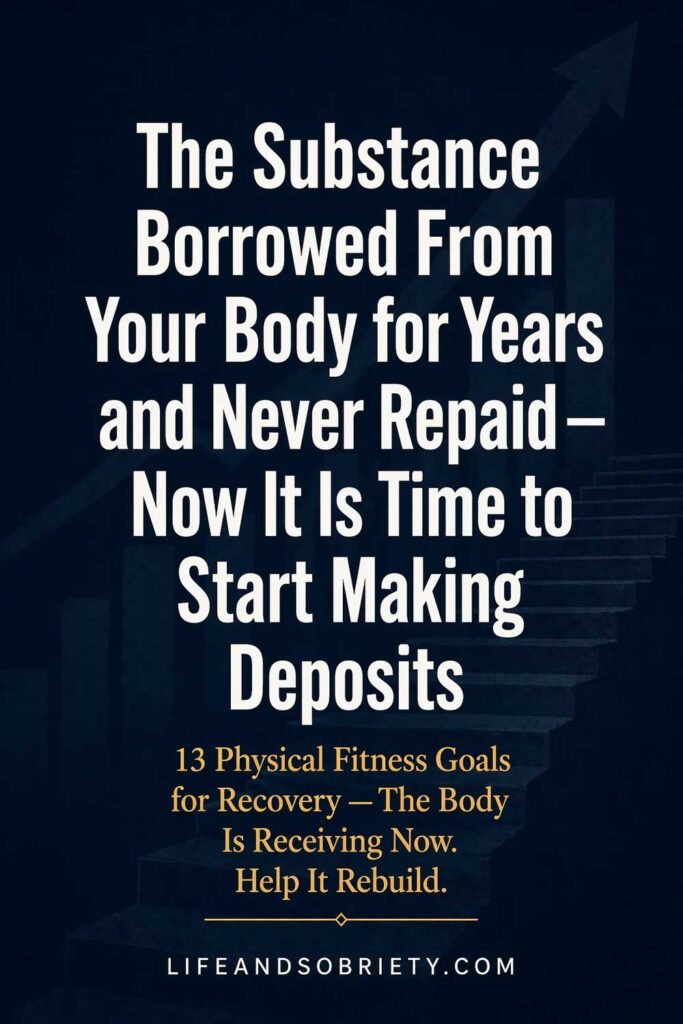 The Substance Borrowed From Your Body for Years and Never Repaid Now It Is Time to Start Making Deposits